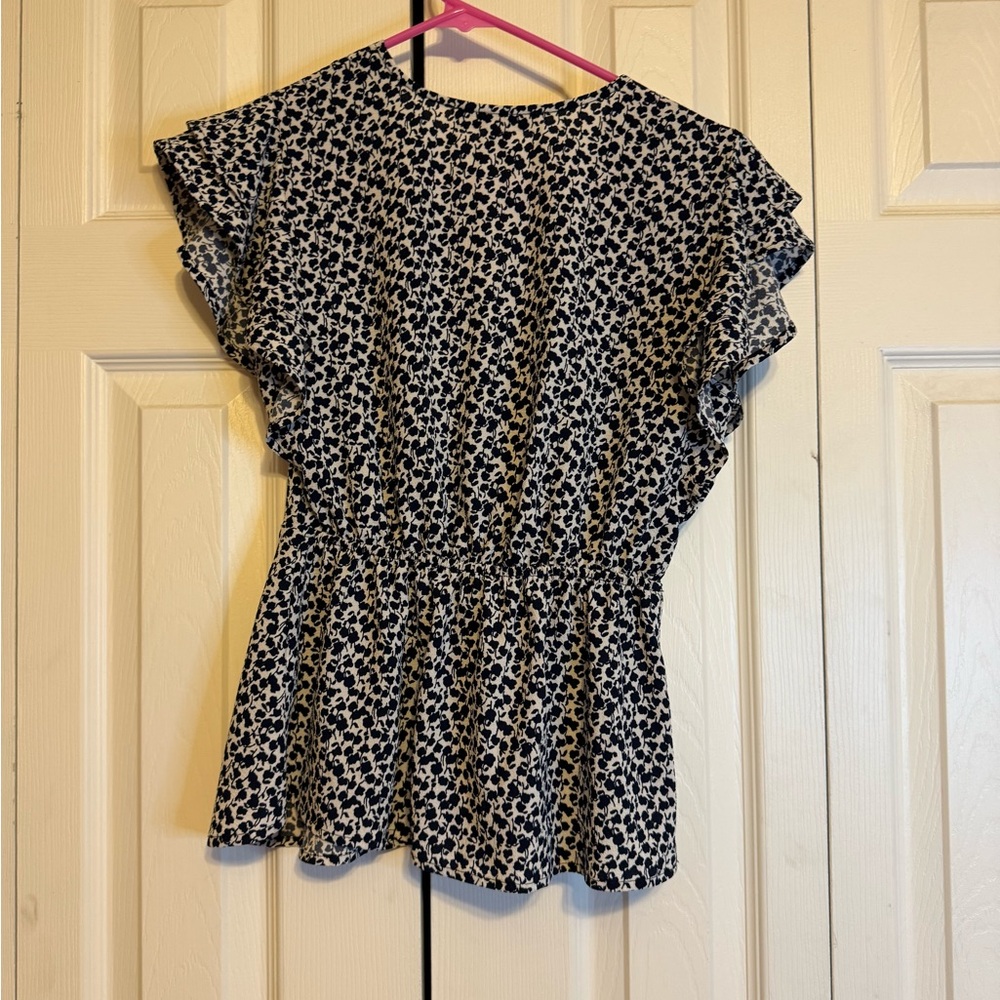 Monteau Black and White Patterned Dress - Picture 3 of 3